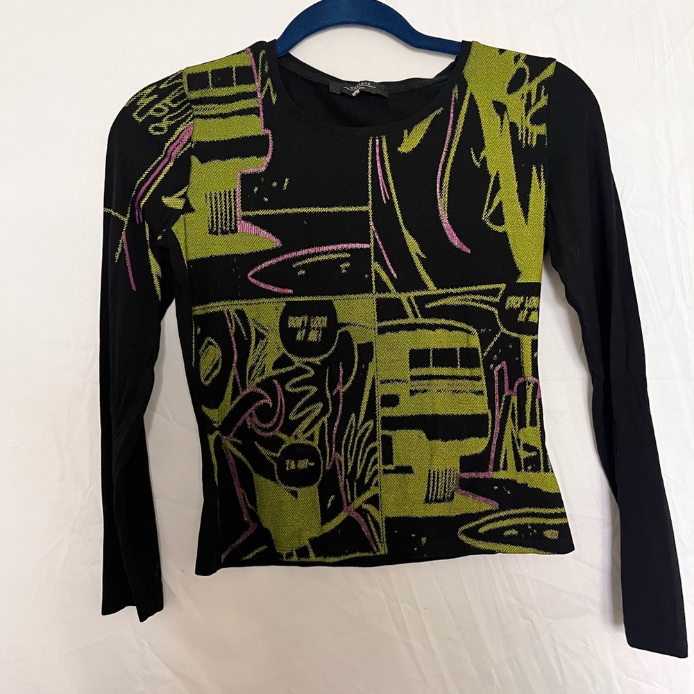 Max Mara long sleeve t shirt. 8% elastine.